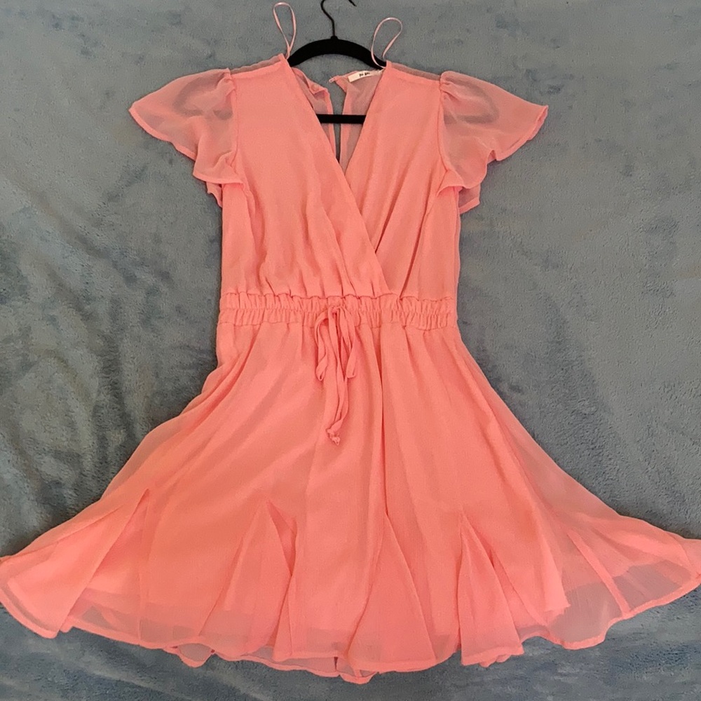 Francesca’s Collections mi ami pink button dress